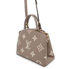 将图像加载到图库查看器中，LOUIS VUITTON Petit Palais Tourterelle ClaimsM58914 Bicolor Monogram Empreinte Leather Size PM
