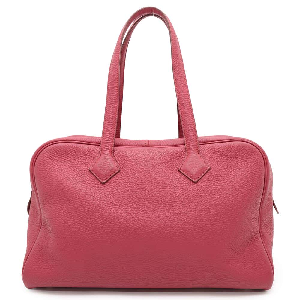 HERMES Victoria Ruby Taurillon Clemence Size 35