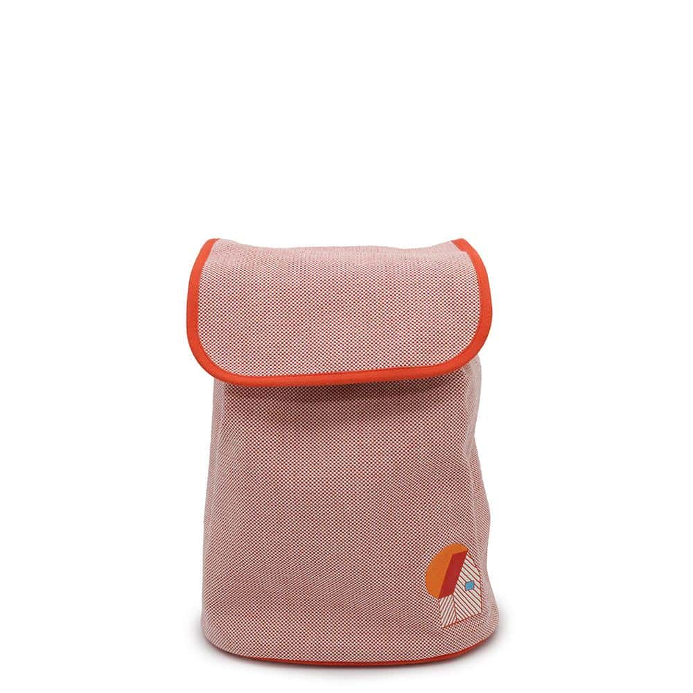 HERMES LES CABANES Backpack Orange / Framboise Cotton