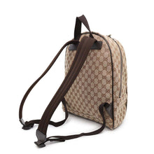 将图像加载到图库查看器中，GUCCI GG Canvas Backpack Beige449906 GG Canvas
