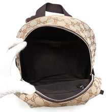 Load image into Gallery viewer, GUCCI GG Canvas Backpack Beige449906 GG Canvas
