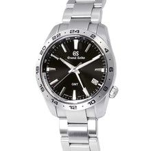 将图像加载到图库查看器中，SEIKO Grand SEIKO Sports Collection W39mm Stainless Steel Black DialSBGN027
