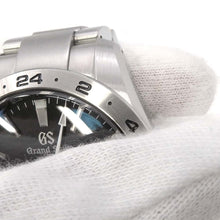 将图像加载到图库查看器中，SEIKO Grand SEIKO Sports Collection W39mm Stainless Steel Black DialSBGN027
