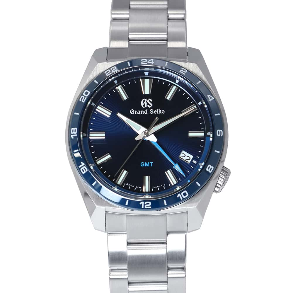 SEIKO Grand Seiko Sports Collection 9F GMT W40mm Stainless Steel Blue DialSBGN021