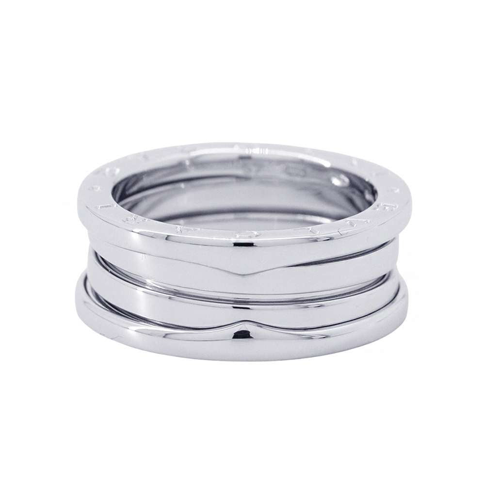 BVLGARI B-zero1Ring 2 bands Size 57/#17 18K White Gold