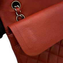 Load image into Gallery viewer, CHANEL Matelasse W Chain W Flap Shoulder Bag RedA01112 Caviar Leather Size 25
