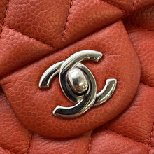 Load image into Gallery viewer, CHANEL Matelasse W Chain W Flap Shoulder Bag RedA01112 Caviar Leather Size 25
