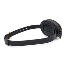 Load image into Gallery viewer, GUCCI GG Marmont Waist Bag Black476434 Leather
