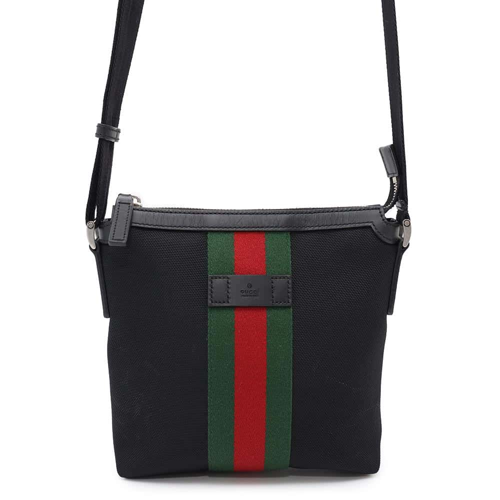 GUCCI Cherie Shoulder Bag Black631195 Canvas