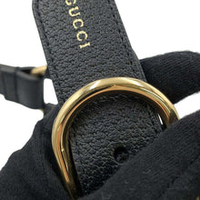 将图像加载到图库查看器中，GUCCI Pet Harness Black695253 Leather
