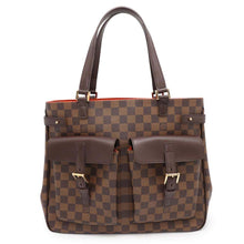 将图像加载到图库查看器中，LOUIS VUITTON Uzes RedN51128 Damier Ebene Canvas
