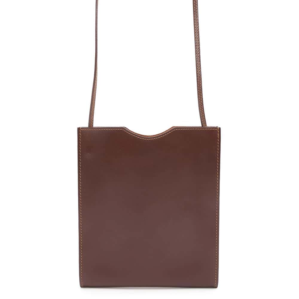 HERMES Onimetu Brown Box Calf Leather