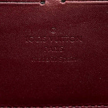 Load image into Gallery viewer, LOUIS VUITTON Zippy Wallet Rouge ForvostM91477 Monogram Vernis Leather/Leopard
