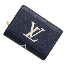 Load image into Gallery viewer, LOUIS VUITTON Portefeuille Claire Bicolor Navy/CreamM83362 Monogram Empreinte Leather
