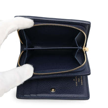 Load image into Gallery viewer, LOUIS VUITTON Portefeuille Claire Bicolor Navy/CreamM83362 Monogram Empreinte Leather
