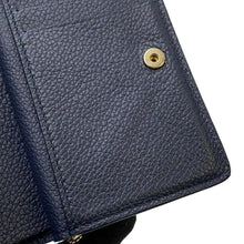 将图像加载到图库查看器中，LOUIS VUITTON Portefeuille Claire Bicolor Navy/CreamM83362 Monogram Empreinte Leather
