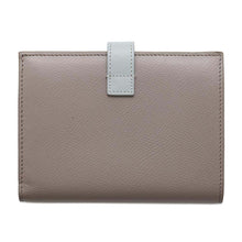 Load image into Gallery viewer, CELINE Strap wallet Gray/Light Blue10B643BRU Leather
