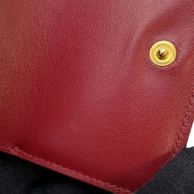 Load image into Gallery viewer, PRADA Tri-fold compact wallet Red1MH021 Leather
