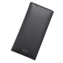 将图像加载到图库查看器中，Dior Vertical long wallet Black2ESBC002CDI Leather
