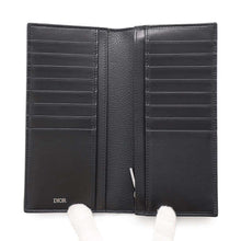 将图像加载到图库查看器中，Dior Vertical long wallet Black2ESBC002CDI Leather
