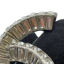 Load image into Gallery viewer, CHANEL CC Logo Brooch Rhinestone SilverA63085 Metal  Rhinestone
