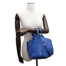 Load image into Gallery viewer, LOEWE hammock Blue Leather Size Small
