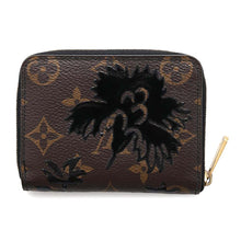 Load image into Gallery viewer, LOUIS VUITTON Zippy Coin Purse NoirM62547 Monogram Blossom/Flora Print
