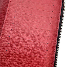 将图像加载到图库查看器中，LOUIS VUITTON Zippy wallet Vertical Rouge/MulticolorN60306 Damier Graphite/Print
