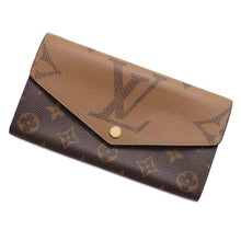 将图像加载到图库查看器中，LOUIS VUITTON Portefeuille Sarah NoirM80726 Monogram / Giant Reverse
