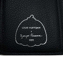 Load image into Gallery viewer, LOUIS VUITTON LVxYK Portefeuille Victorine Noir/FuchsiaM81956 Monogram Empreinte Leather/Infinity Dot
