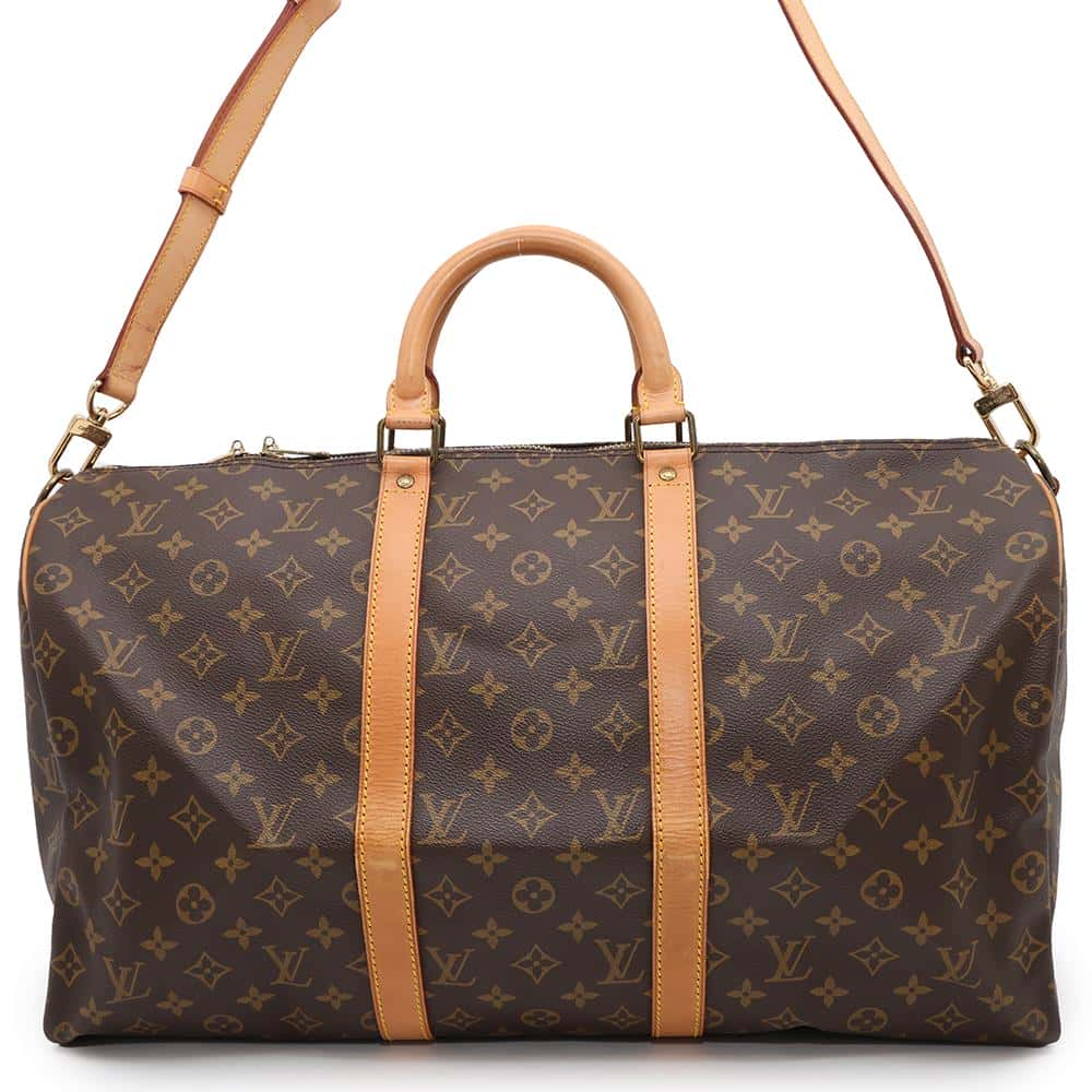 LOUIS VUITTON Keepall Bandouliere BrownM41416 Monogram Size 50