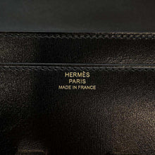 将图像加载到图库查看器中，HERMES Constance Long Togo Black Box Calf Leather
