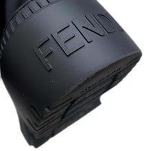 将图像加载到图库查看器中，FENDI Graphy Loafers Black8D8383 Leather Size 36
