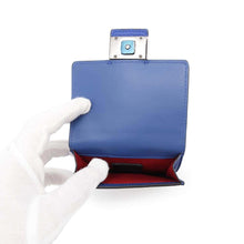 Load image into Gallery viewer, FENDI Zucca Phone Holder Blue/Brown7AS120 Leather PVC Coated Canvas
