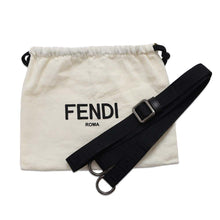 将图像加载到图库查看器中，FENDI Zucca Phone Holder Blue/Brown7AS120 Leather PVC Coated Canvas
