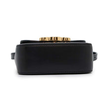 Load image into Gallery viewer, CELINE Triomphe Mini Claude Shoulder Bag Black10I513DPV Shiny Calf Leather
