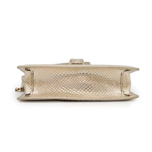 Load image into Gallery viewer, BVLGARI Serpenti Forever Micro Shoulder Pochette Champagne Gold Karung leather
