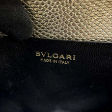 Load image into Gallery viewer, BVLGARI Serpenti Forever Micro Shoulder Pochette Champagne Gold Karung leather
