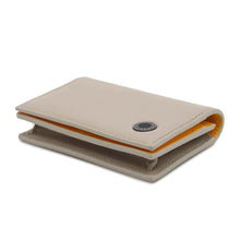 将图像加载到图库查看器中，BVLGARI Card Case Beige292050 Leather
