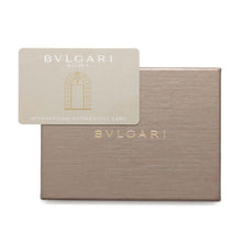 将图像加载到图库查看器中，BVLGARI Card Case Beige292050 Leather
