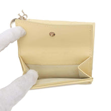 Load image into Gallery viewer, Dior cannage compact wallet YellowS0181ONMJ Leather
