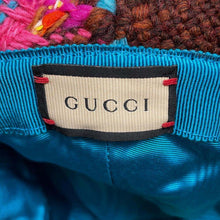 将图像加载到图库查看器中，GUCCI Tweed spicy check bucket hat Size S(22&quot;) Multicolor728469 Wool 51% Acryl25% Nylon14% Mohair8% Polyester1% Cotton1%
