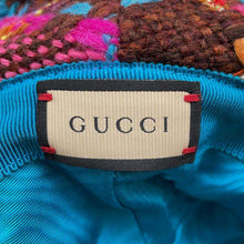 Load image into Gallery viewer, GUCCI Tweed spicy check bucket hat Size M(22.4&quot;) Multicolor728469 Wool 51% Acryl25% Nylon14% Mohair8% Polyester1% Cotton1%
