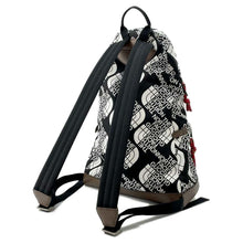 将图像加载到图库查看器中，GUCCI The North Face Collaboration Backpack Black/White650288 Nylon Leather
