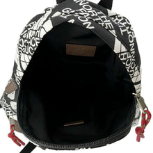 将图像加载到图库查看器中，GUCCI The North Face Collaboration Backpack Black/White650288 Nylon Leather
