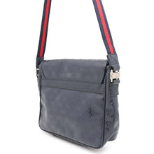 Load image into Gallery viewer, GUCCI Children&#39;s GG Imprime Messenger Bag Navy297559 PVC Coated Canvas Leather
