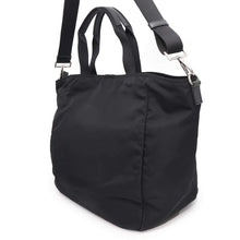 将图像加载到图库查看器中，PRADA 2wayTote Bag BlackBR4376 Nylon
