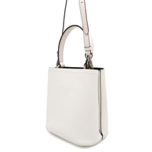 Load image into Gallery viewer, PRADA Panier 2wayHandbag White1BA217 Leather Size Small
