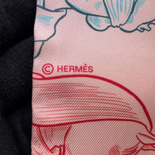 Load image into Gallery viewer, HERMES Twilly DRESS CODE HERMES dress code Rose pale/Blue/Rouge Silk100%
