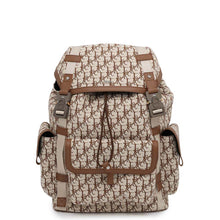 Load image into Gallery viewer, Dior Oblique Cactus Jack Travis Scott Hit The Road Backpack Beige/Brown1ESBA163JOD Jacquard Leather
